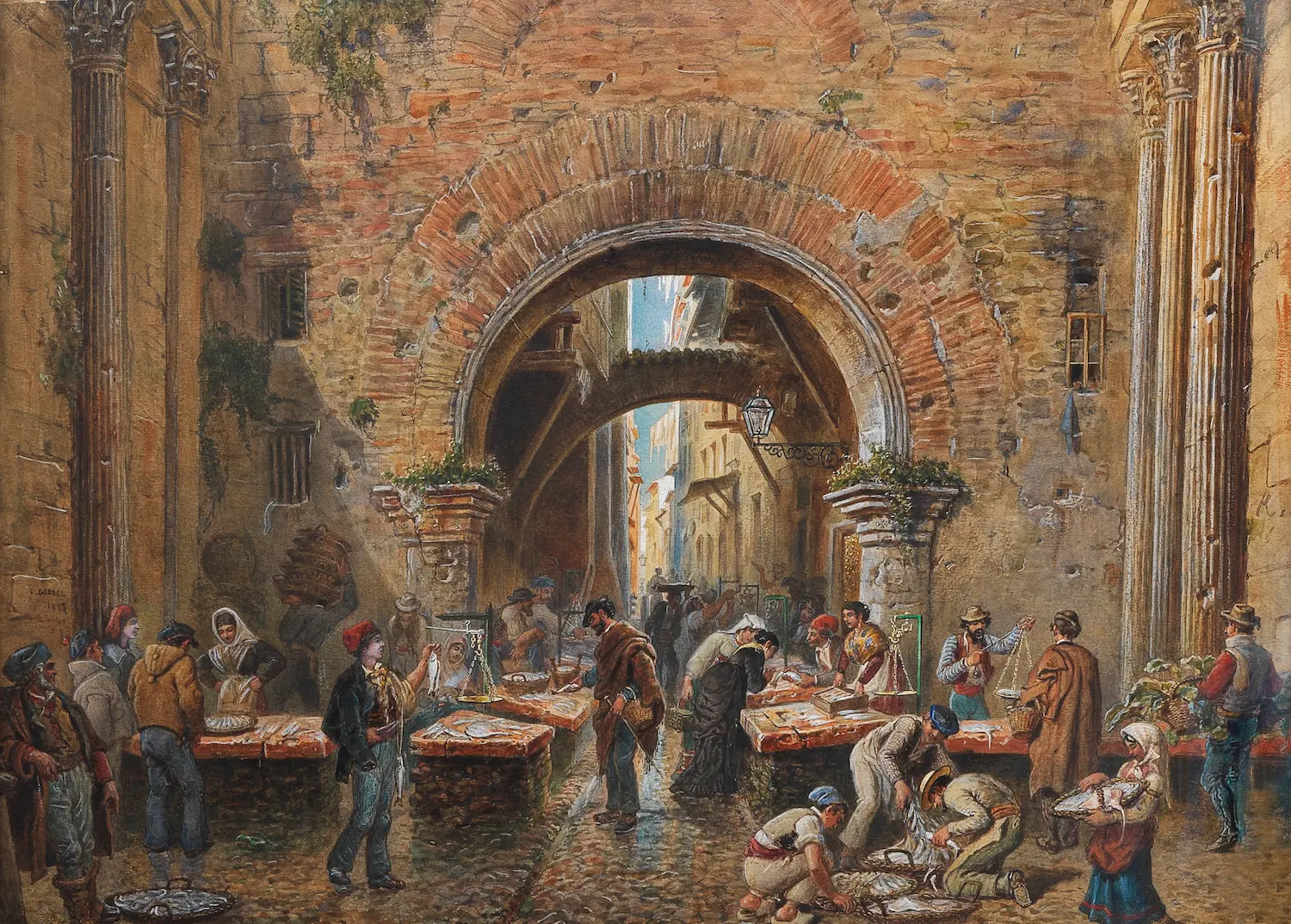 Il Mercato del Pesce al Portico d’Ottavia