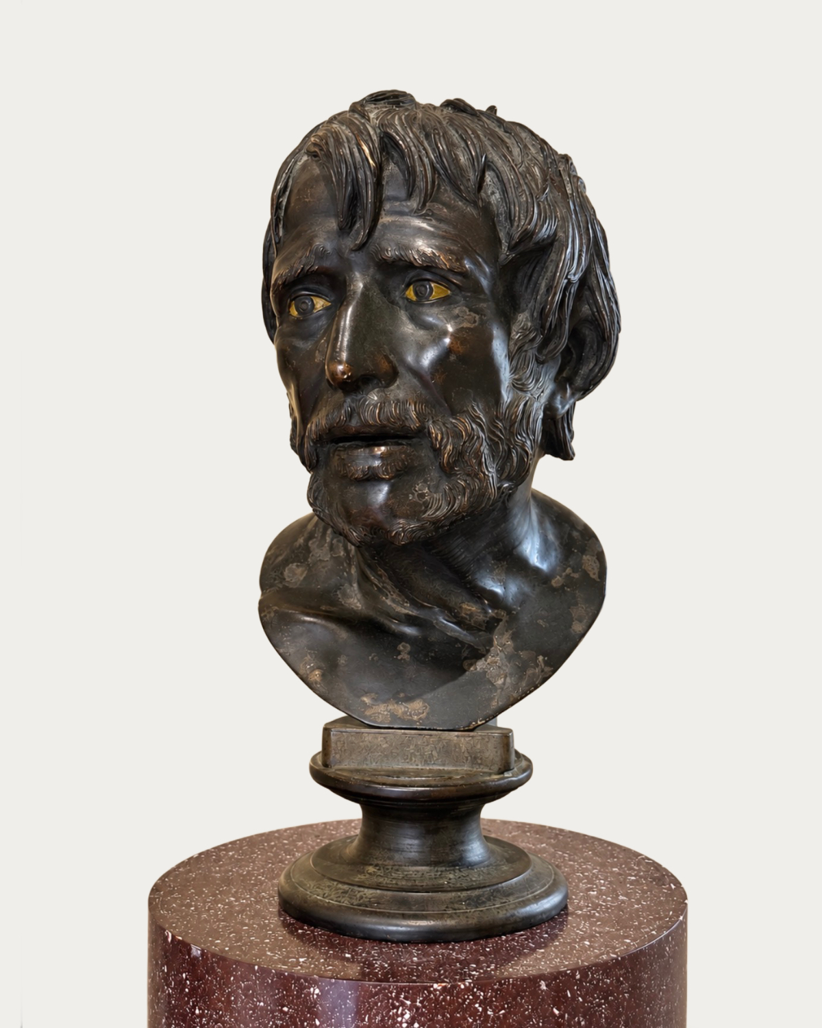 Busto di Pseudo-Seneca in bronzo